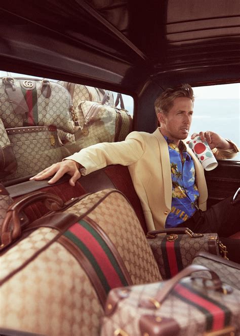 gucci ryan gosling campaign|Ryan Gosling Gucci suitcase.